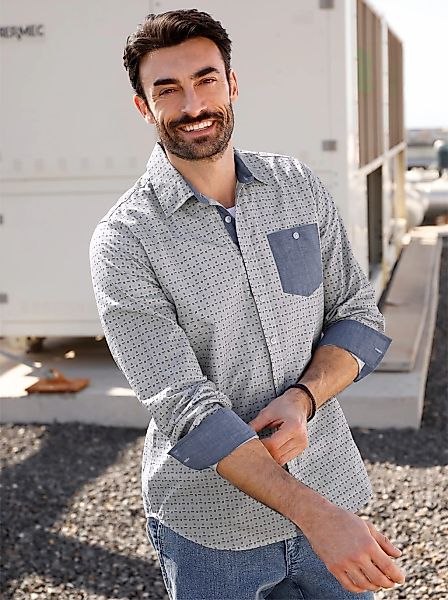Marco Donati Langarmhemd günstig online kaufen