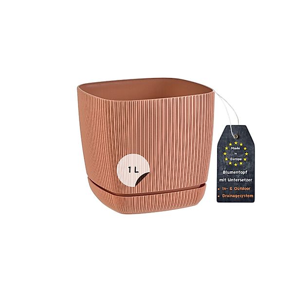 Engelland Blumentopf Pflanztopf mit Drainagesystem & günstig online kaufen