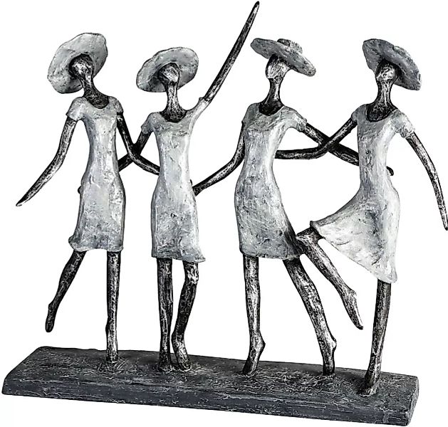 Casablanca by Gilde Dekofigur "Skulptur 4 Ladys, antik silber" günstig online kaufen