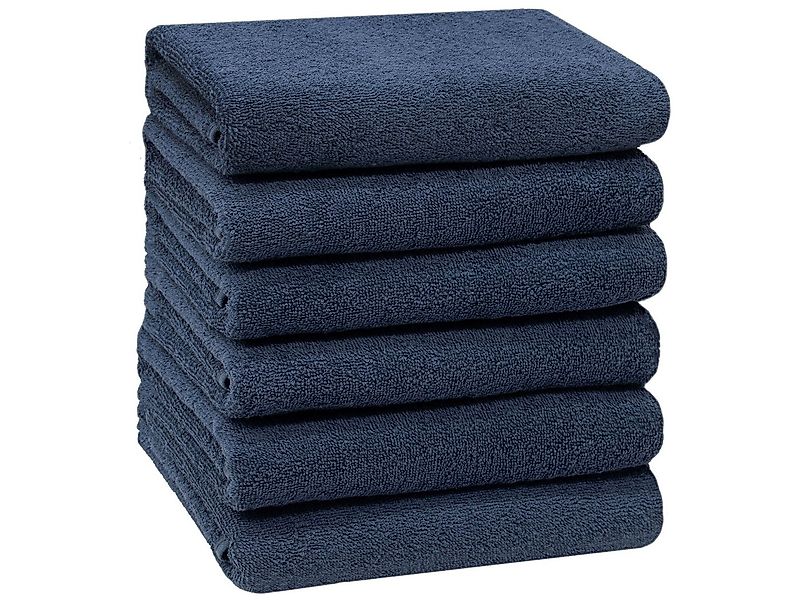 ZOLLNER Handtücher, Walkfrottier (6-St), 50 x 100 cm, 100% Baumwolle, vom H günstig online kaufen