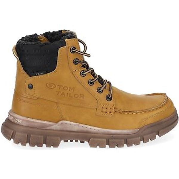 TOM TAILOR Schnürstiefelette "Tom Tailor Stiefelette Lederimitat/Textil" günstig online kaufen