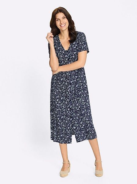 Sieh an! Etuikleid Viskose-Kleid Kurzarm günstig online kaufen