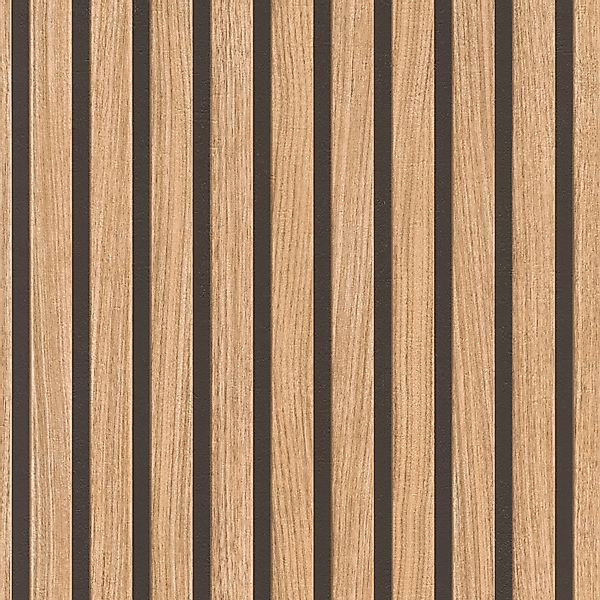 Rasch Papiertapete Papiertapete mit Holzpaneelen in Braun, glatt, Holz, Aku günstig online kaufen