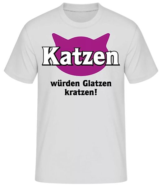 Katzen Würden Glatzen Kratzen · Männer Basic T-Shirt günstig online kaufen