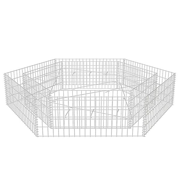 vidaXL Sechseckiges Gabionen-Hochbeet 200x173x40 cm 594299 günstig online kaufen