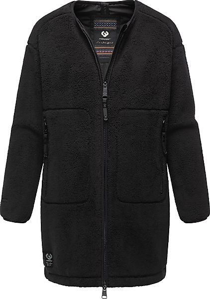 Ragwear Plüschjacke "Fouzy" ohne Kapuze flauschige Übergangsjacke aus kusch günstig online kaufen