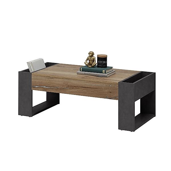 Couchtisch Eiche Flagstaff Nachbildung Matera Nachbildung B/H/T: ca. 110x41 günstig online kaufen