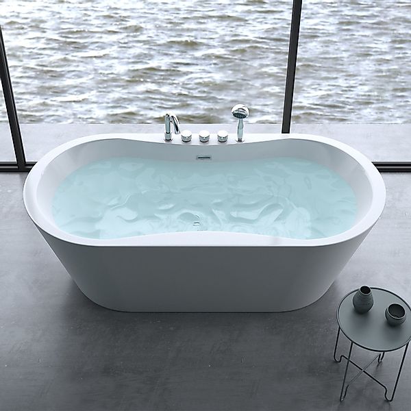 doporro Badewanne Design-Badewanne Freistehend inkl. Ablaufgarnitur günstig online kaufen