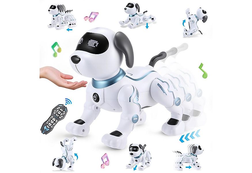 oyajia RC-Roboter Intelligenter Roboter Hund,programmierbarer Roboter-Welpe günstig online kaufen