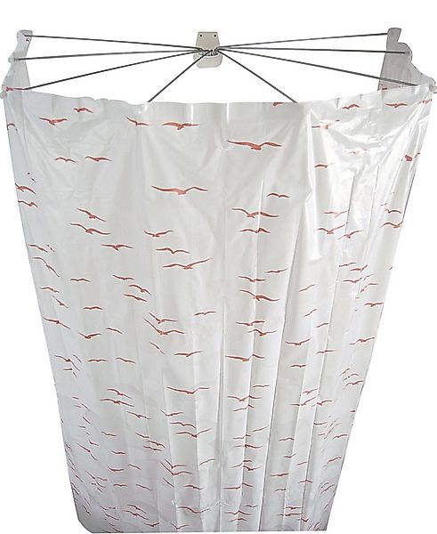 Ridder Duschvorhang Sylt rosa Breite 210 cm günstig online kaufen