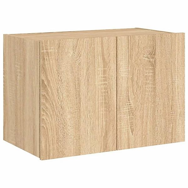 vidaXL TV-Schrank TV-Wandschrank mit LED-Leuchten Sonoma-Eiche 60x35x41 cm günstig online kaufen