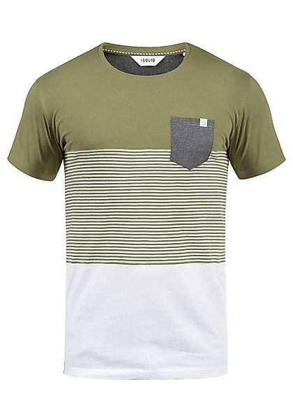 !Solid Rundhalsshirt SDMalte Kurzarmshirt mit Streifen günstig online kaufen