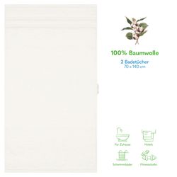 HAMMETEX Duschtuch 2er Set Badetücher 70x140 günstig online kaufen