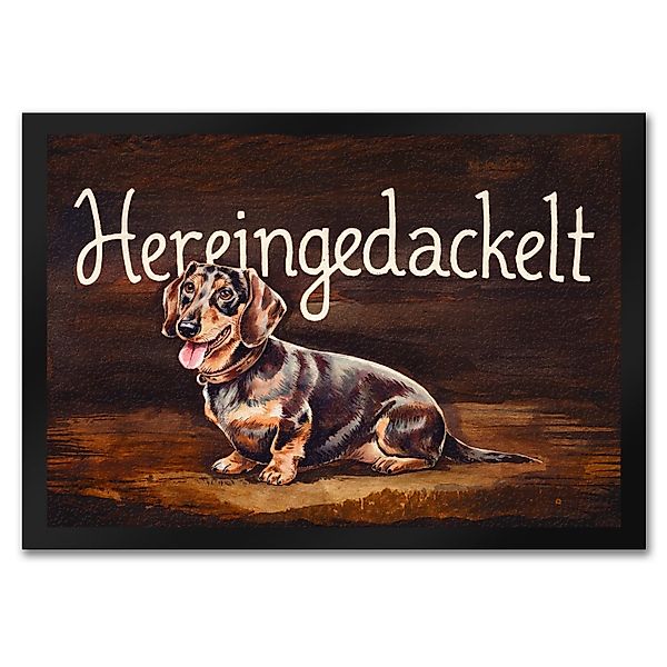 speecheese Fußmatte Hereingedackelt Fußmatte in 35x50 günstig online kaufen