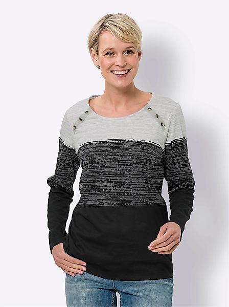 Classic Basics Langarmshirt "Rundhals-Shirt" 1 Stk. tlg. günstig online kaufen