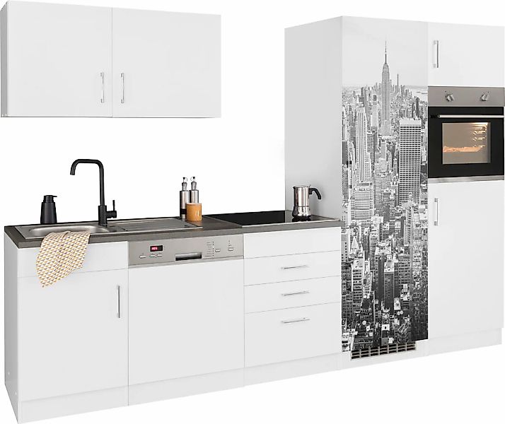 KOCHSTATION Küchenzeile "KS-Paris – Küchen mit einzigartigen Fotomotiven au günstig online kaufen