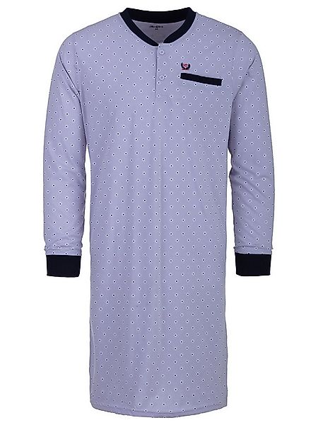 Henry Terre Nachthemd Nachthemd Langarm - Raute günstig online kaufen