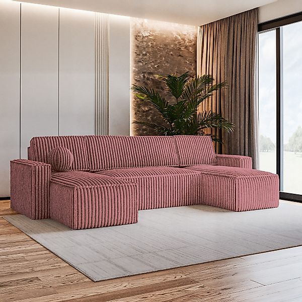 Masseno Ecksofa PESANO mit Schlaffunktion U-Form, günstig online kaufen