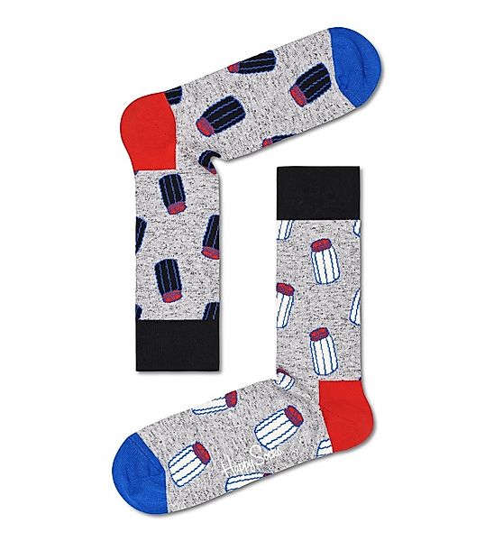 Happy Socks Socken "Salt 'n Pepper" Grau günstig online kaufen