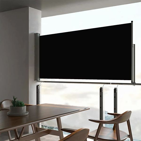 Ausziehbare Seitenmarkise 60×300 Cm Schwarz günstig online kaufen