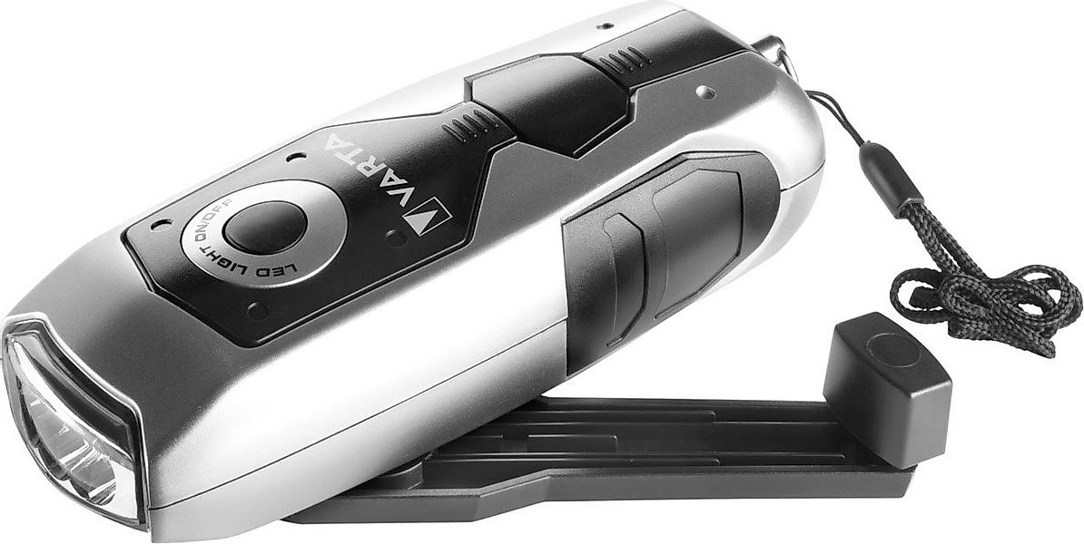 VARTA Taschenlampe DYNAMO LIGHT LED (1-St), mit Kurbel - 100% batterieunabh günstig online kaufen