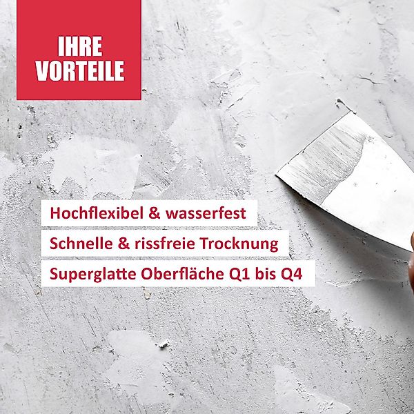 DICHTON Fertigspachtel D.50W, kunstharzgebunden, gebrauchsfertig, (Gips, günstig online kaufen