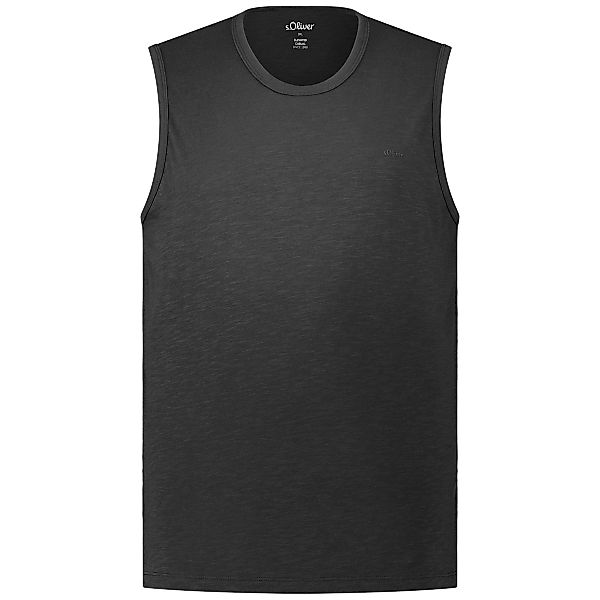 s.Oliver Tanktop aus Baumwolle Farbe schwarz Größe: 3XL günstig online kaufen