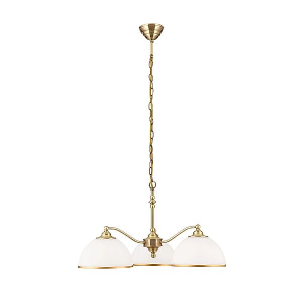 Orion Leuchten Hängeleuchte Old Style Ø 65 cm Antik Milchglas günstig online kaufen