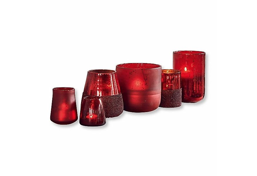 Mirabeau Windlicht Windlicht 6er Set Paro rot (6er Set, 6er Set) günstig online kaufen
