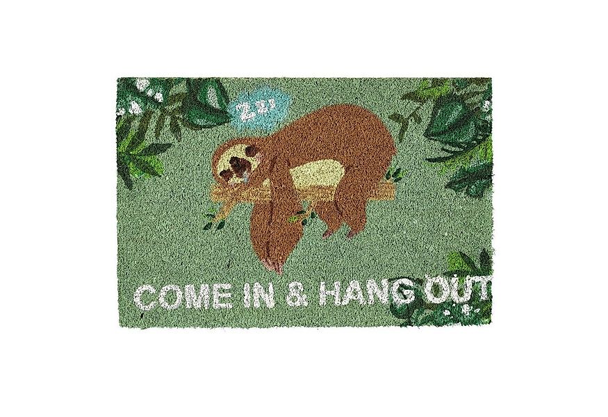 relaxdays Fußmatte Kokos "Come in & Hang Out", Höhe: 15 mm günstig online kaufen