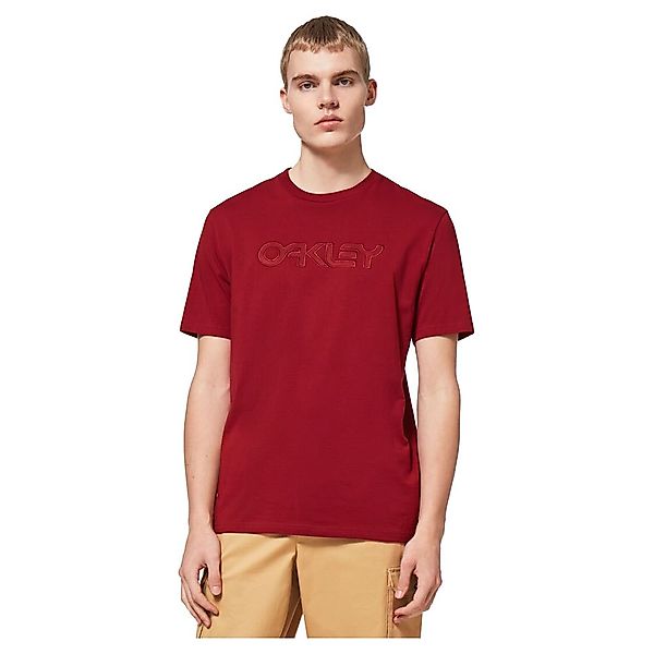 Oakley Apparel Vermascht B1b Kurzärmeliges T-shirt S Iron Red günstig online kaufen