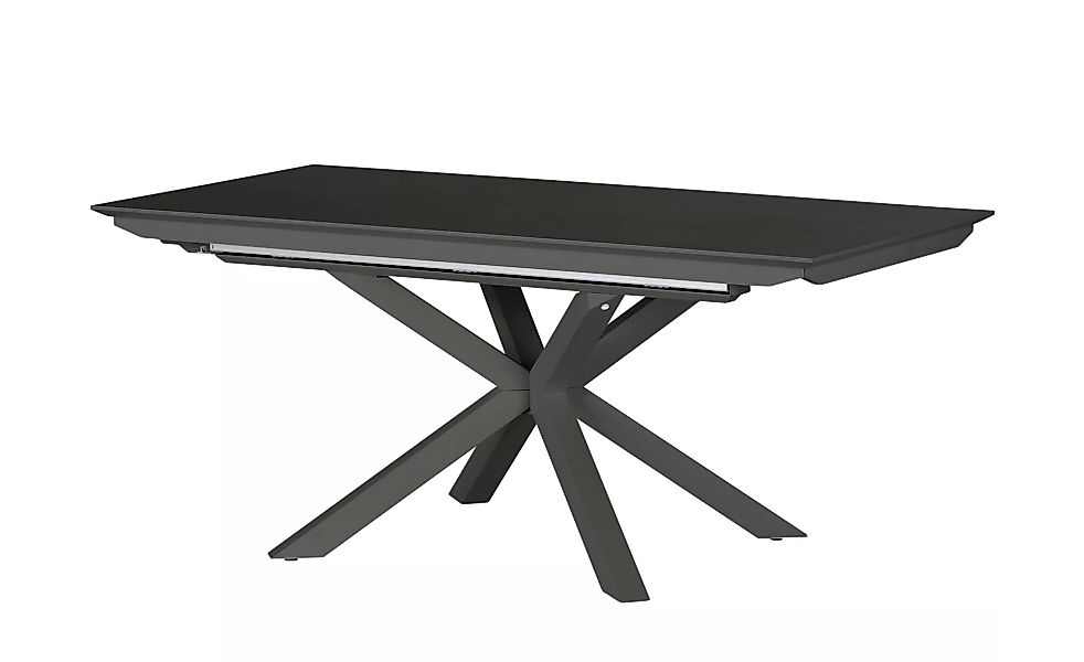 Berger & Rath Säulentisch ausziehbar  Xeno - grau - 90 cm - 77 cm - Tische günstig online kaufen