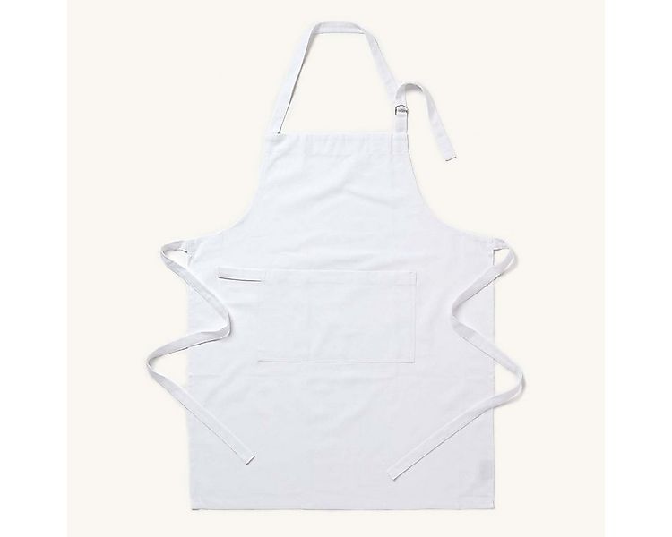 Homescapes Kochschürze Kochschürze weiß – 100% Baumwolle günstig online kaufen