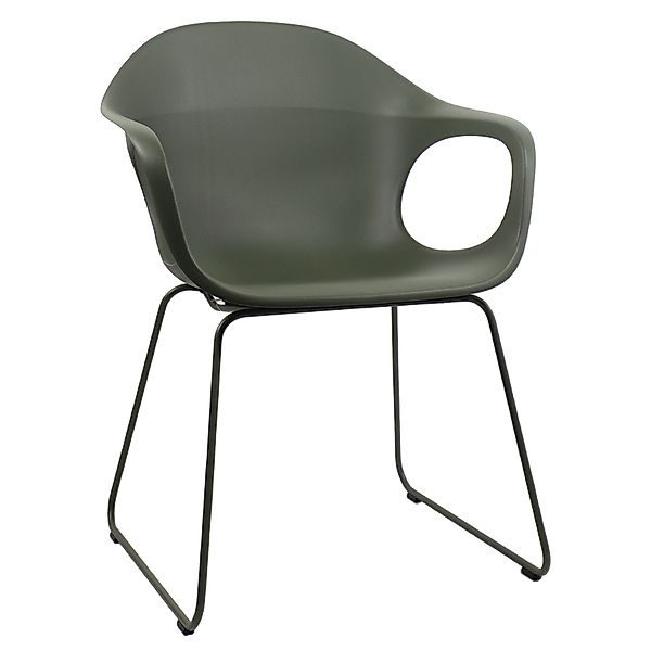 Kristalia ELEPHANTINO | Esszimmerstuhl | Kantinenstuhl | Kufenstuhl | Agave günstig online kaufen