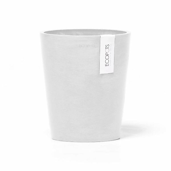 Ecopots Pflanztopf Morinda Weiß 17 cm x 19,2 cm günstig online kaufen