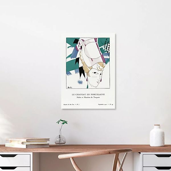 Poster / Leinwandbild - Der Porzellanhut Von Charles Martin günstig online kaufen