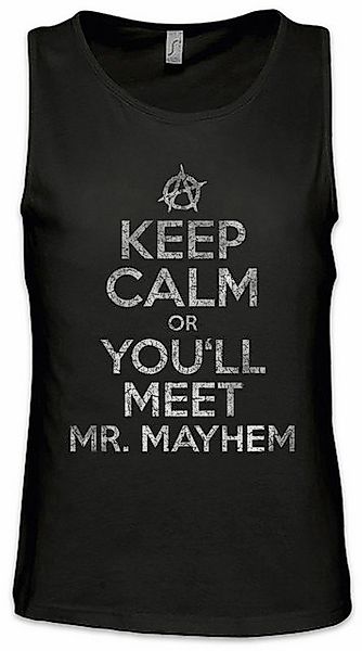 Urban Backwoods Tanktop Keep Calm Or You'll Meet Mr. Mayhem Ärmelloses T-Sh günstig online kaufen
