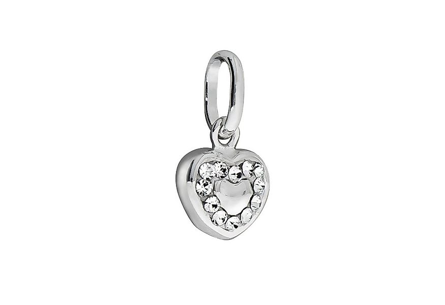 Vivance Kettenanhänger 925/- Sterling Silber Kristall weiß günstig online kaufen