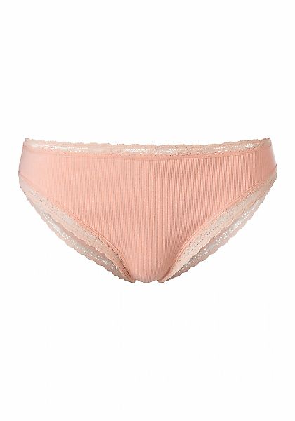 s.Oliver Brasilslip, (Packung, 2 St.), mit modischer Spitze aus Baumwollmis günstig online kaufen