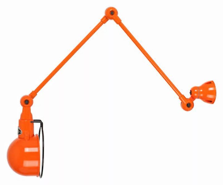 Wandleuchte Signal metall orange / mit 2 Gelenkarmen - L max. 60 cm - Jield günstig online kaufen