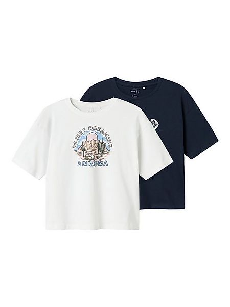 Name It Kurzarmshirt NKFVEEN 2P SS RLX TOP (Packung, 2-tlg) günstig online kaufen