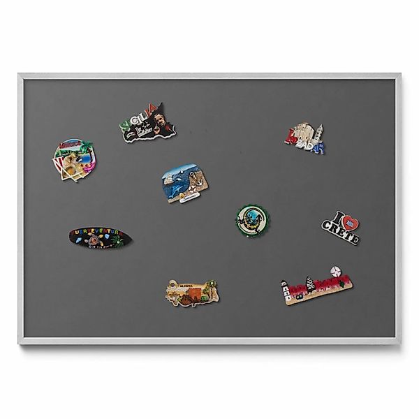 Tulup Magnettafel Blech Magnettafel für Sammlermagnete Farbe Dunkelgrau 100 günstig online kaufen