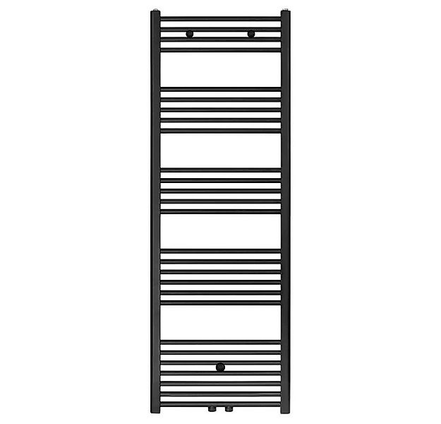 Belrad Badheizkörper BZM1600500, Badheizkörper Mittelanschluss Schwarz Matt günstig online kaufen