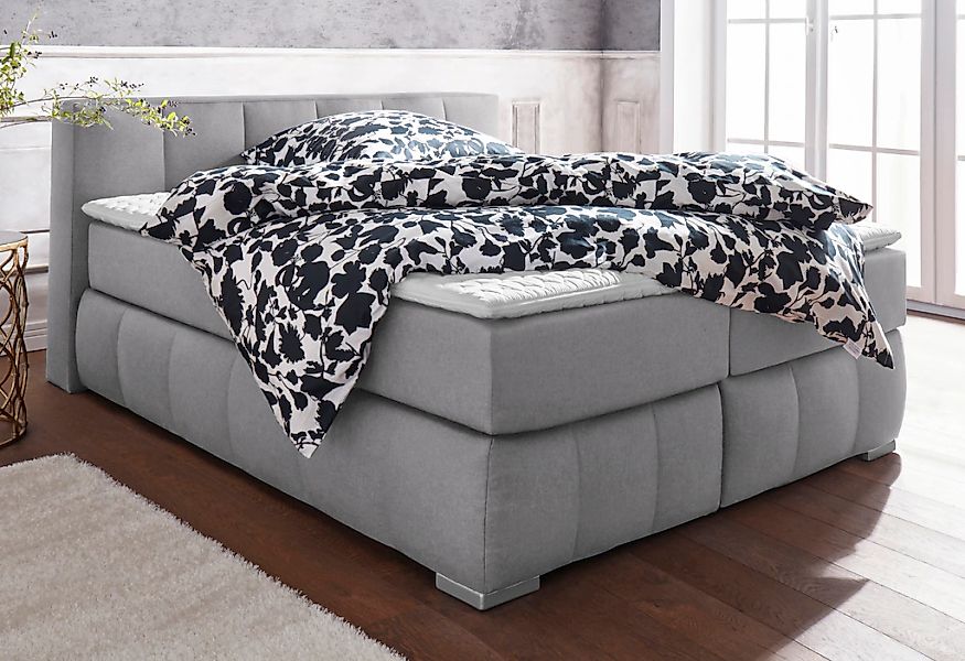 Home affaire Boxspringbett "Chelles" inkl. Kaltschaumtopper, in 5 Breiten u günstig online kaufen