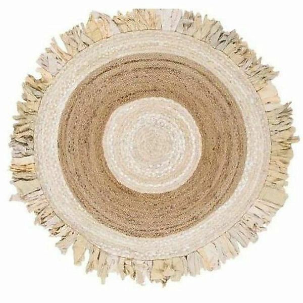 Teppich Dkd Home Decor Beige Braun Baumwolle Jute (160 X 160 X 1 Cm) günstig online kaufen