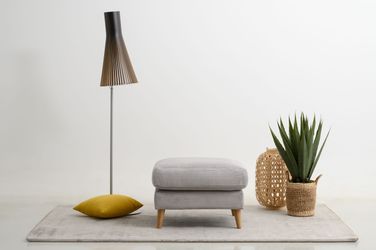 Home affaire Polsterhocker MARSEILLE, Massivholzbeine Eiche, günstig online kaufen