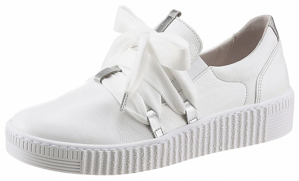 Gabor Slip-On Sneaker, Schnürschuh, Halbschuh, Slipper mit aufgesetzter Zie günstig online kaufen