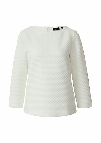 s.Oliver BLACK LABEL Sweatshirt, im Relaxed Fit mit U-Boot-Ausschnitt günstig online kaufen