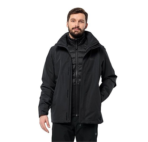 Jack Wolfskin Fleecejacke Ganzjahresjacke Luntal 3in1 (wasser- winddicht, m günstig online kaufen