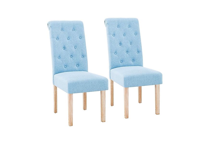 Fromm&Starck Esszimmerstuhl Polsterstuhl 2er Set Holzbeine 180 kg Hochlehne günstig online kaufen